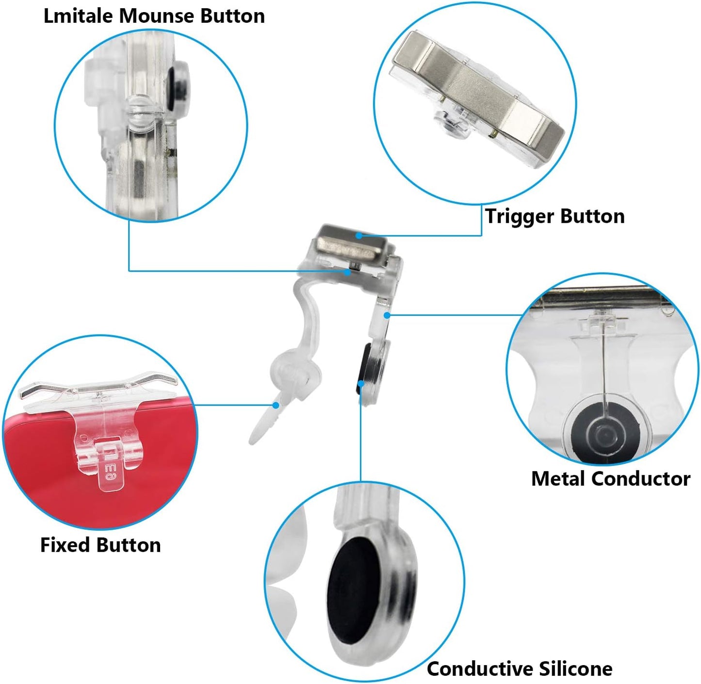 PUBG Trigger - Mobile Game Controller for Call of Duty/FORTNITE/PUBG - Phone Triggers